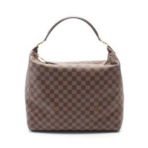 Louis Vuitton Portobello GM Shoulder Bag Leather Damier Brown